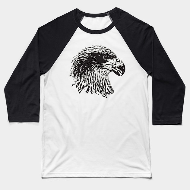 Eagle portrait Baseball T-Shirt by Guardi